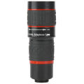 20X Long Focus Zoom Telephoto Lens with Clip for Smart Phone PC Black. 