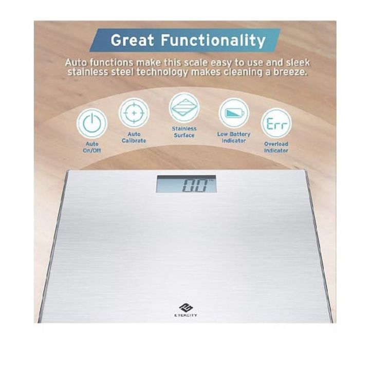 Stainless Steel 180Kg Personal High Accuracy Digital Step-On Technology Body Weight Scale / Weighting Machine DB6030S