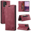 lthmy for Samsung Galaxy A53 5G Vintage Leather Flip Cover Stand Magnetic Closure Shockproof Protective Case. 