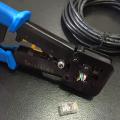 EZ RJ45 Crimp Tool Pass Through Cat5 Cat5E Cat6 Crimping Tool for RJ45/RJ12, CAT5, CAT5E, CAT6 Connectors. 