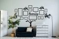 ZF 3D Wooden Wall Family Tree With Picture Large Size 10-12 Frames, Wooden Family Tree Photos Frame, Modern Ghar Ka  decor. 