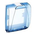 Waterproof Cover Electric Board Switch Box Cover, Child Electrical Safety Cover - Color Blue. 