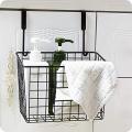 Hanging Cabinet Storage Basket, Door Organizer, Over Door Kitchen Cabinet Storage Basket Rack Holder Hanging Organizer. 