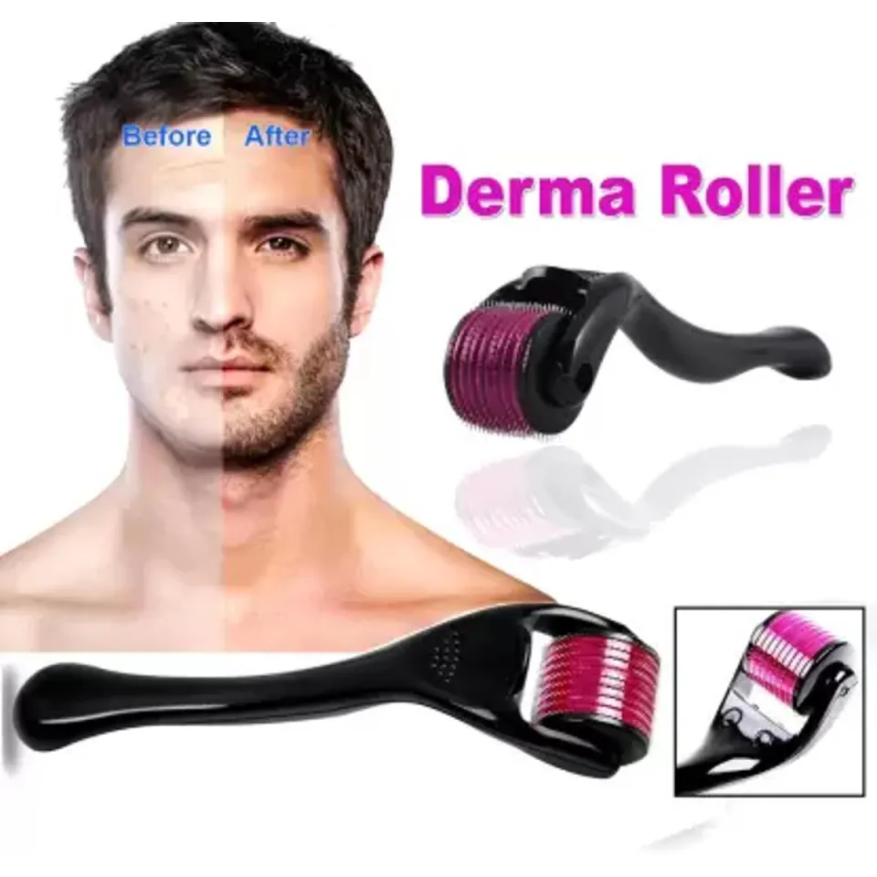 Derma Roller 0.5mm For Wrinkles Acne Scar Removal Hyperpigmentation Boosts Collagen and Evens out Skin Tone Hair Regrowth | Daraz.pk