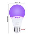 3Pcs 10W Ultraviolet UV Bulb Fluorescent Detection UV Lamp Black Light Blue Lamp E26 110V 220V for DJ Party Decoration. 