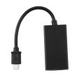 【NEW】 Display Port Micro USB To HDMI Adapter 12Cm Cable Converter Light Weight Displayport Connector Smart Phone Connect TV Projector. 