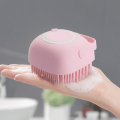 Silicone Scalp & Body Massager Brush with Dispenser – Shampoo Scrubber for Hair, Scalp & Body Massage for Men, Women & Kids. 