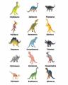 12 Pack Educational Dinosaur Toys. 
