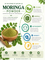 🌿 Organic Moringa Powder by IZMAFood – Pure, Natural & Nutrient-Rich Superfood. 