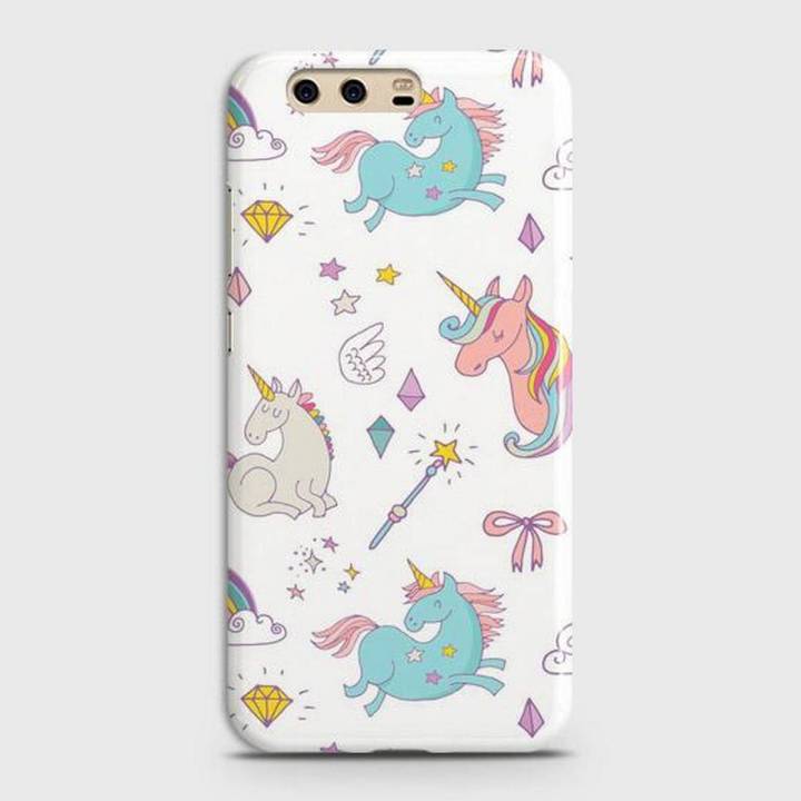 Huawei P10 Plus Cover Case Unicorn  Hard Cover- Design 10 Cover