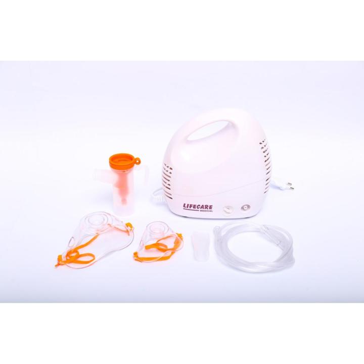 LifeCare Compressor Home-Use Nebulizer  Electric inhaler for nebulizing liquid medication for colds, asthma and respiratory diseases  Compressed air technology  For adults and children Nebulize  Medical device