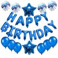 Happy Birthday blue Theme Set For Birthday Decoration and Celebrations. 