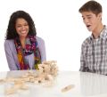 Hasbro Gaming Classic Authentic Jenga Game with Genuine Hardwood Blocks, Family Stacking Tower Board Game for 1 or More Players. 