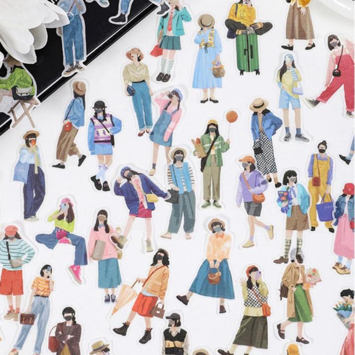 RHS Online 40PCS Galaxy World Ideal Series Character Washi Stickers ...