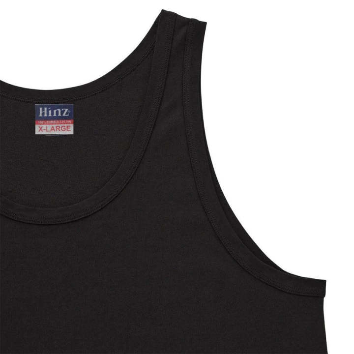 Hinz Men’s Premium Summer Vest Sleeveless – 786 Black | Lightweight ...