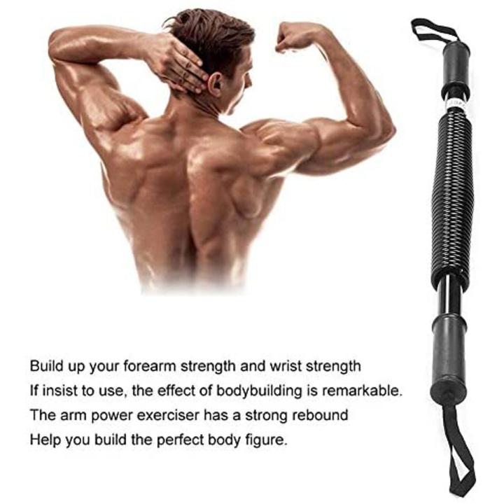 Power Twister Rod Exercise Flexible Stretch Bar Gym Strength