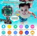 PRÒGRACE Children Kids Camera Waterproof Digital Video HD Action Camera 1080P Sports Camera Camcorder for Boys Holiday Birthday Gift Learn Camera Toys 1.77'' LCD Screen(Camouflage) 16GB SD Card included.. 