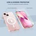 Luxury Glitter Crystal Magnetic Case for Magsafe IPhone 13 14 Pro Max 13Mini 13Pro 13Promax 14 Plus Macsafe Clear Soft Cover Dislikelike. 