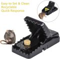 Mouse Traps That Work, Rodent Traps for Indoors Outdoors, Reusable Snap Trap High Sensitive Mice Catcher, Best Mice Traps That Kill Instantly. 