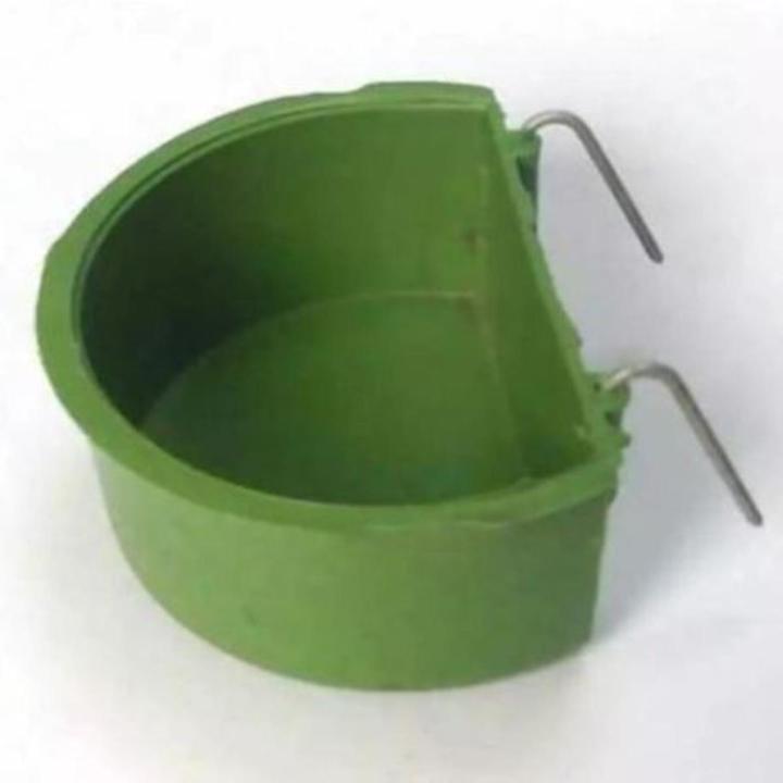 PACK OF 6 SMALL FEEDING POT | SEED HOPPER FOR CHICKS, HENS, PARROT AND BIRDS FEEDING CUP FOR BIRDS