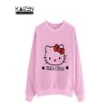 New HB Chemistry Edition Pink hello Kitty Printed Sweat Shirt For Women. 