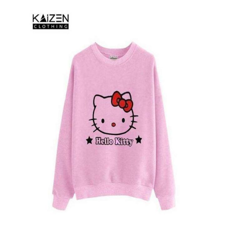 New HB Chemistry Edition Pink hello Kitty Printed Sweat Shirt For Women