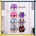 HB One Piece Customize, Entryway Shoe Rack, Black Metal Shoe Bench, Metal Shoe Stand, Stand for Shoes, High-Quality Metal Shoe Rack Bathroom Slippers Rack Shoe Rack Behind Door Hanging Organizer Wall-Mount Shoe Hanging Shelf Organizer Rack Wall Stora. 