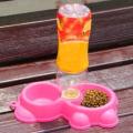 Pet Double Plastic Dispenser - Bowl. 