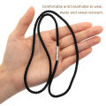 Nylon Rope Necklace Soft Rope Jewelry Necklace 3mm Wax Cord Necklace for Men And Women. 