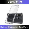Vivo Y19 Back Cover Transparent Extra Bumper Anti Shock Soft Crystal Clear Case For Vivo Y19. 
