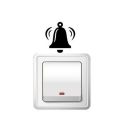 Zecor Gallery Door Bell Switch Board Wall Sticker for Kitchen Tiles board. 