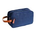 Universal Travel Men Toiletry Double Zipper Bag Organizer Bag Pouch Carry Travel Gadget Bag Toiletry Storage Bag. 