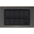 Clopal Black 9 + 1 Swtich/Socket 10 amp. 