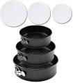 Baking Pans 3 Pcs set Metal Cake Baking Pan Round Shaped Non Stick Oven Baking Trays Cake Mold Bakeware Baking Tools. 