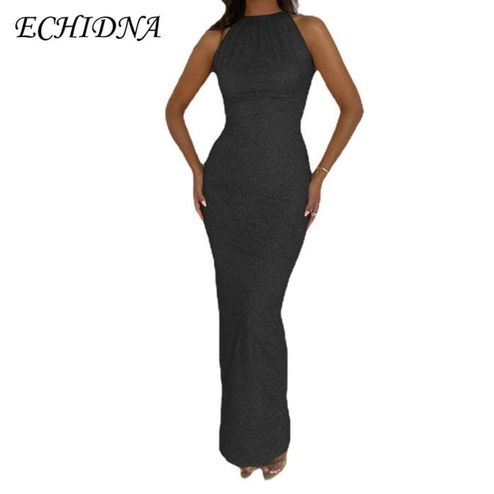 Form fitting maxi dresses hot sale