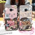 Back Cover Full wrap Phone Case For Samsung Galaxy Xcover4/SM-G390 Shockproof Graffiti Silicone Couple Protective TPU. 