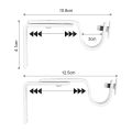 Adjustable Curtain Rod Bracket Easy Install Curtain Rod Holders Heavy Duty Window Drapery Brackets for Home 4pcs Set Southeast Asian Buyers' Choice Curtain Rod Bracket. 