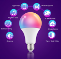 RGB LED Smart Bulb with Remote Control RGB LED Smart Bulb Smart Color Changing Light Bulb Remote Control LED Bulb WiFi Smart Bulb RGB Multi-Color LED Bulb Dimmable Smart Light Bulb Smart Home LED Lighting Energy-Efficient RGB Bulb Al. 