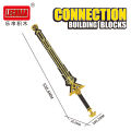 LeChuan Mini Particle Assembled Building Blocks, Weapons, Swords, Boys and Girls, Children's Toy Models. 