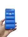 Huawei Y7 Prime 2018 Back Cover Soft Puffer Down Jacket Camera Protection Phone Case. 