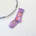 【Atoztide Store】Fashion Socks Cartoon Elephant Strawberry Lips Unique Funny Design Happy Socks Winter Street Skateboard Sox. 