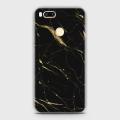 Xiaomi Mi A1 (Mi 5X) Cover - SkinLee HQ Hybrid Case (Soft) - Classic Golden Black Marble - SKINLEE-331-1-169-117. 