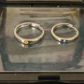 【Budget-friendly】Valentine's Day Simple Sun Moon Couple Rings Adjustable Open Rings Vintage Sun Moon Luminous Rings Trendy [Top-notch. 