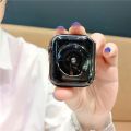 Diamond Apple Watch Case for Apple Watch Series 7 6 SE 5 4 3 2 45mm 41mm 40mm 44mm 42 38mm for Women Luxury Apple watch. 