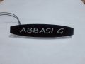 ABBASI G Motorcycle LED Monogram for FRONT Universal Names Glowing WHITE Universal Fit. 