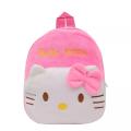 Pink White Hello Kitty Character Backpack for Small Kids Size 10 inches Stuff Bag. 