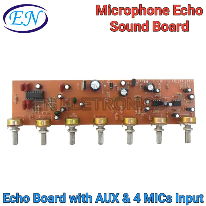 PT2399 Echo board Audio Microphone Preamplifier Reverberation Echo