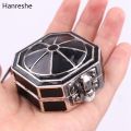 Pirates Of The Caribbean Compass Jewelry Vintage Locket Jack Pendants Men Rope Long Black Enamel Costume Necklace. 