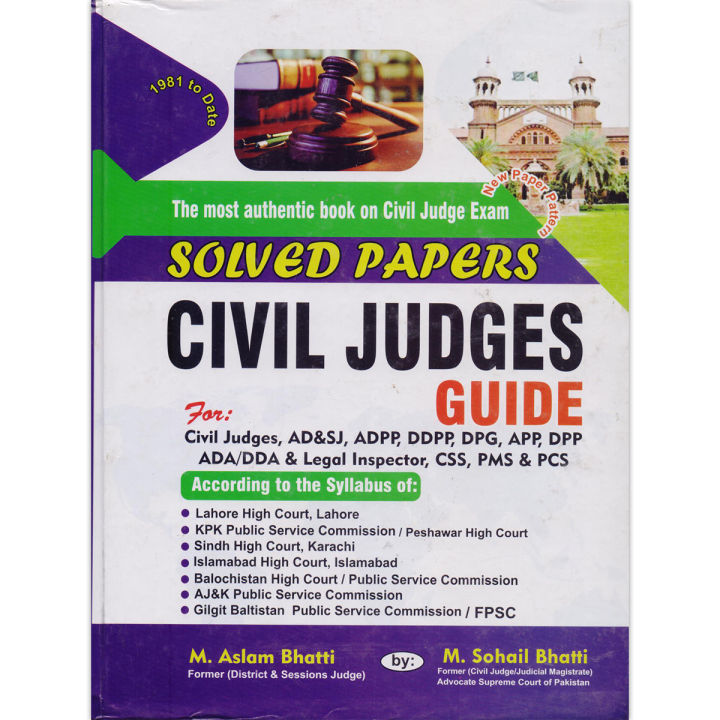Civil Judges Guide For AD&SJ ADPP DDPP DPG APP DPP ADA/DDA & Legal ...