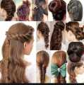 hair loop styling tool with hair com tail pack ofset 6 pcs 4 pcs hair diy kit braid tools2 pcs(6item in the set) braid tool for new hair styling hair fashion accessory for girls and womens. 